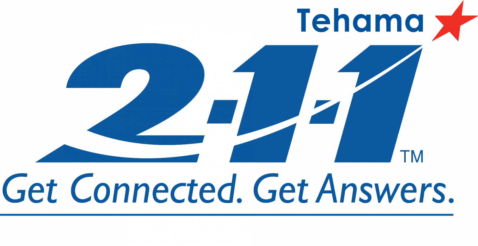 2-1-1 Tehama logo